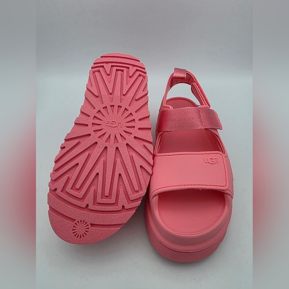 UGG Goldenglow Platform Strappy Sandals - Tropical Pink 1152685 Women's Size 6 - Picture 5 of 5